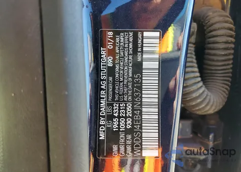 2018 Mercedes-Benz Cla 250 из США, поврежденный, VIN WDDSJ4EB4JN637135